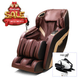 H Solution Gravity Massage Chair (Red Wine)