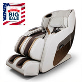 H Solution Gravity TURBO Massage Chair (Ivory) - Health Korea Shop