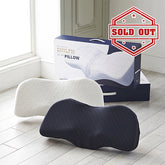 Sylph Pillow (Cooling) Dark Navy / (Organic Cotton) White - Health Korea Shop