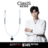 Clavis Hero Necklace KS-207F(White-White Gold) - Health Korea Shop