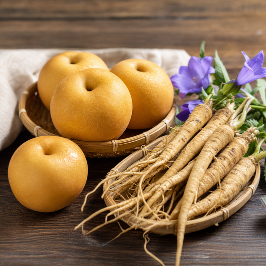 These days even a light lingering cough draws attention… easing it with bellflower root, pear, and honey