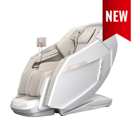 H Solution TROY Massage Chair (White) - TROY Premium Chair