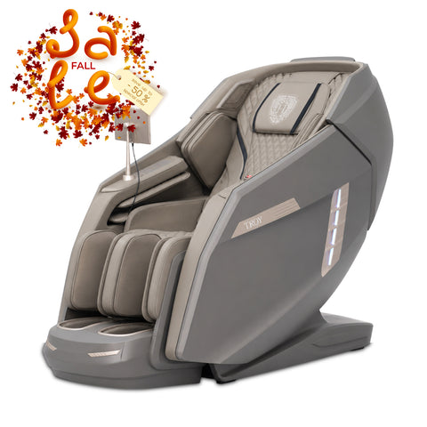 H Solution TROY Massage Chair (Gray) - TROY Premium Chair
