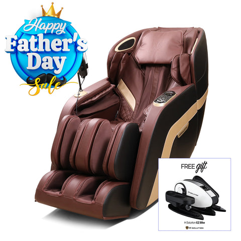 H Solution Gravity Massage Chair (Red Wine)