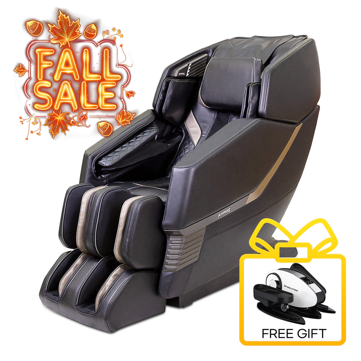 H Solution KAIROS Massage Chair (Black)