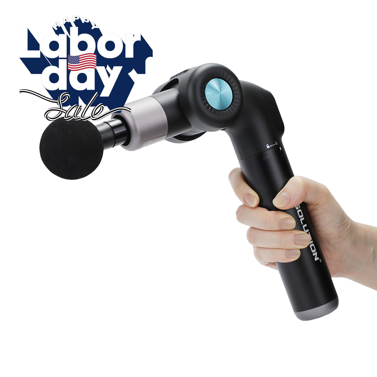 H Solution H-MASSAGE GUN Foldable Hand Massage Gun