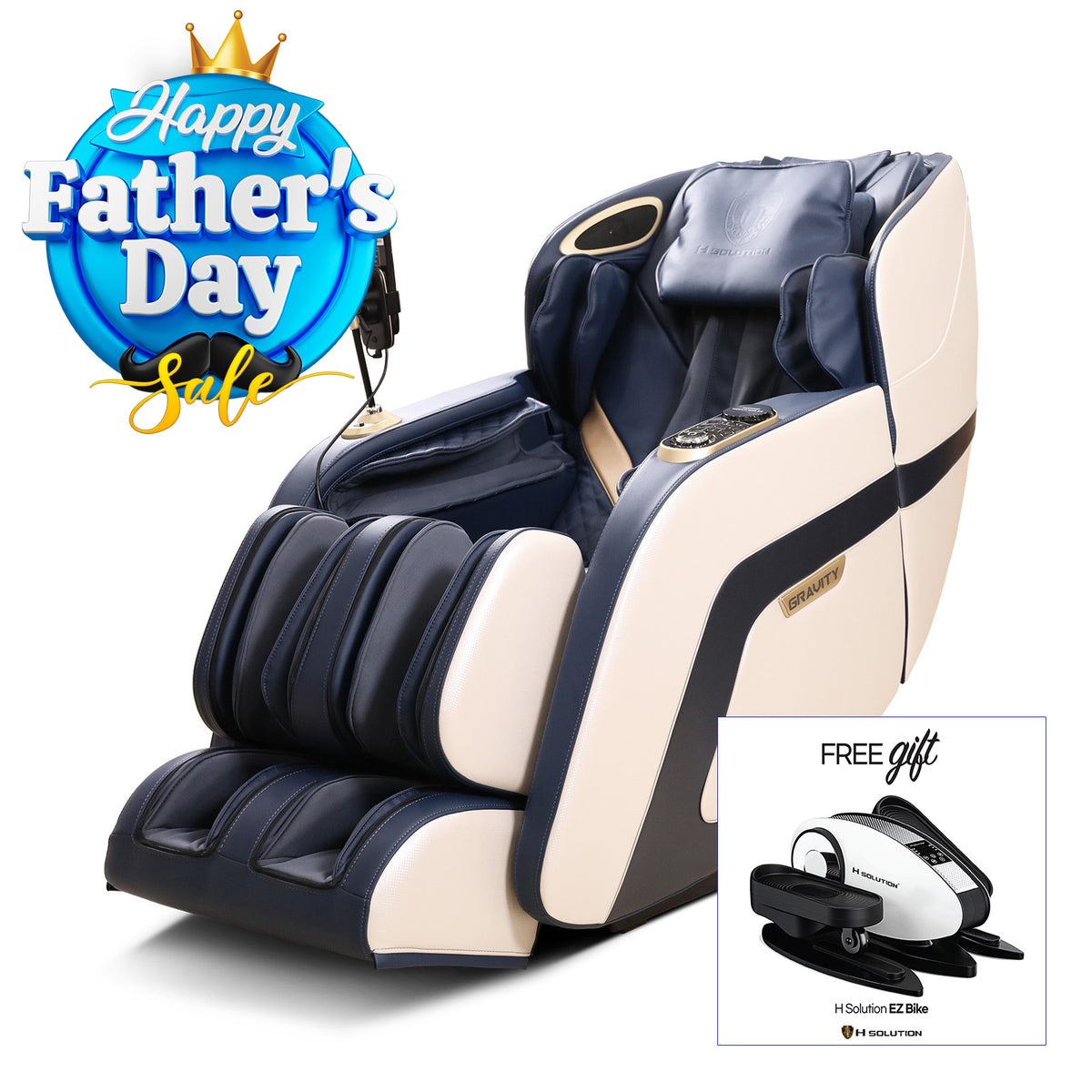 H Solution Gravity Massage Chair (Ocean)