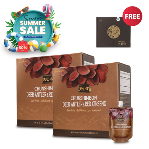 Deer Antler & Red Ginseng (Buy 2 Get FREE 1 ChunJinDan)