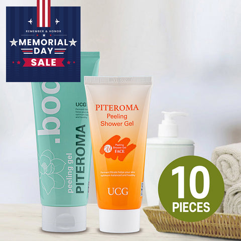 UCG PITEROMA Peeling Shower Gel Collagen (10 pcs)