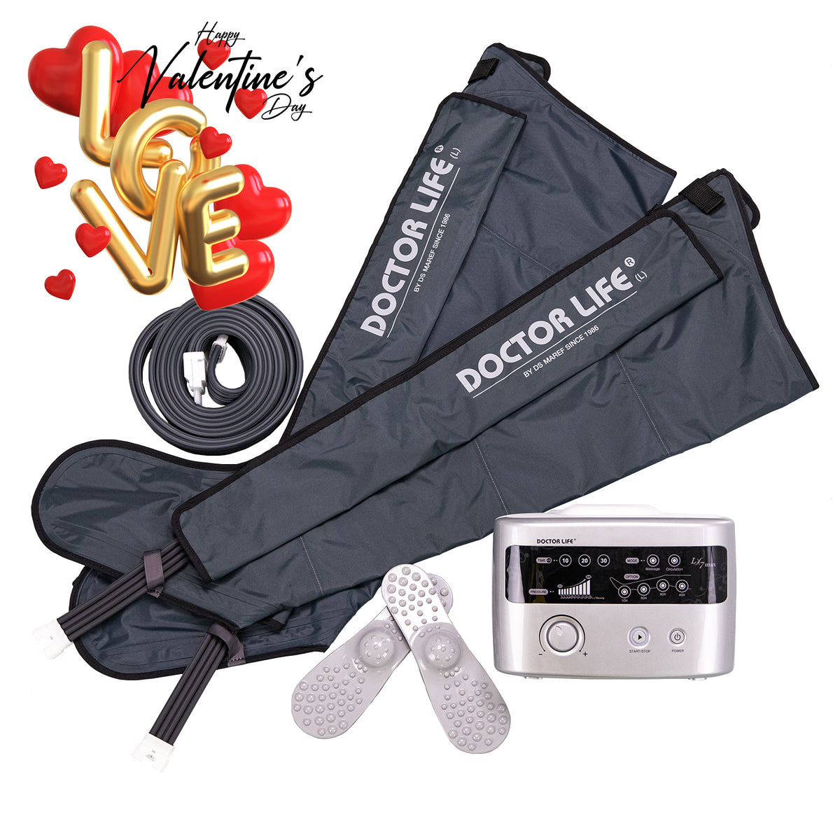 DoctorLife LX7 Air Compression Therapy Foot Massager - Health Korea Shop