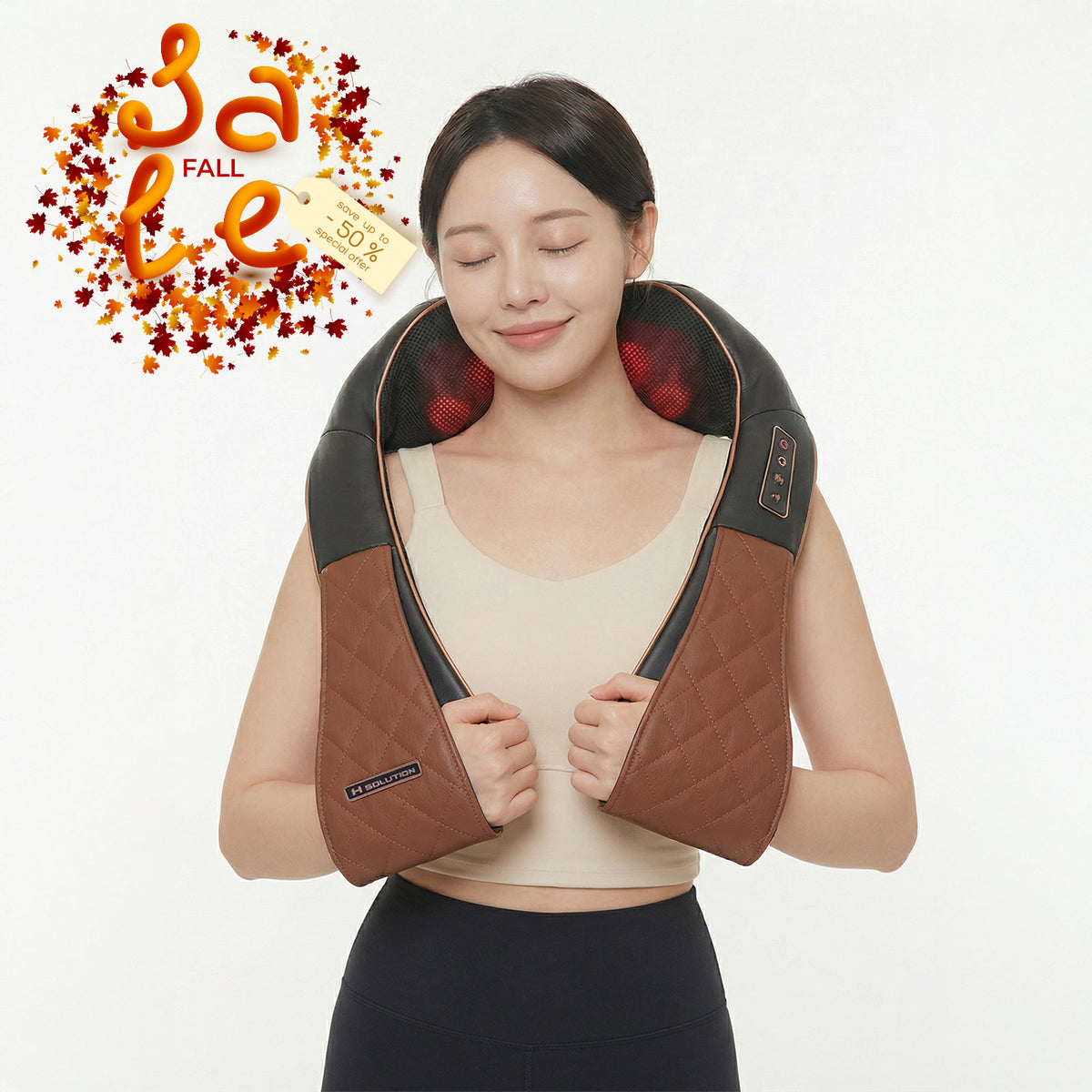 H Solution 목ㆍ어깨 마사지기 (무선)