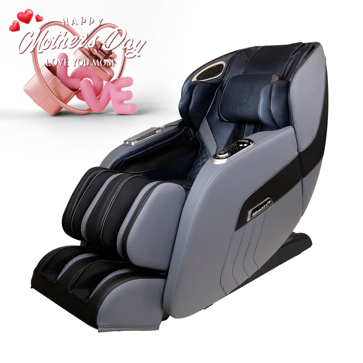H Solution Gravity TURBO Massage Chair (Blue)