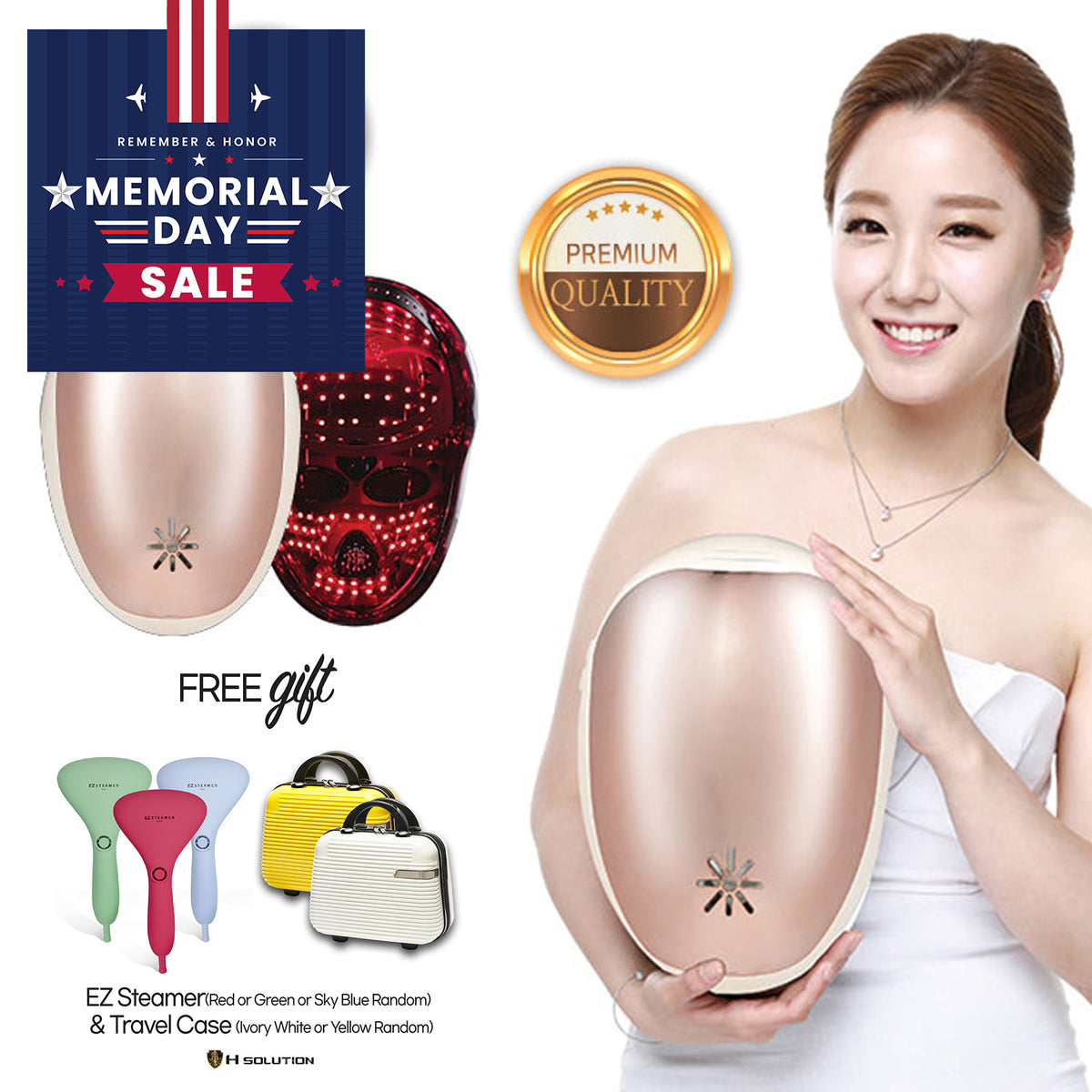 CF Magic LED Mask Premium (480 LED) (Buy 1 Get FREE Gifts)