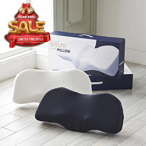 Sylph Pillow (Cooling) Dark Navy / (Organic Cotton) White