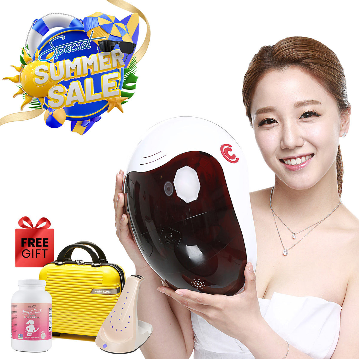 CF MAGIC MASK LED美顔器 ホワイト・ブラック CF Magic LED Mask (360 LED)