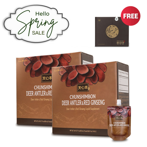 Deer Antler & Red Ginseng (Buy 2 Get FREE 1 ChunJinDan)