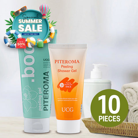 UCG PITEROMA Peeling Shower Gel Collagen (10 pcs)