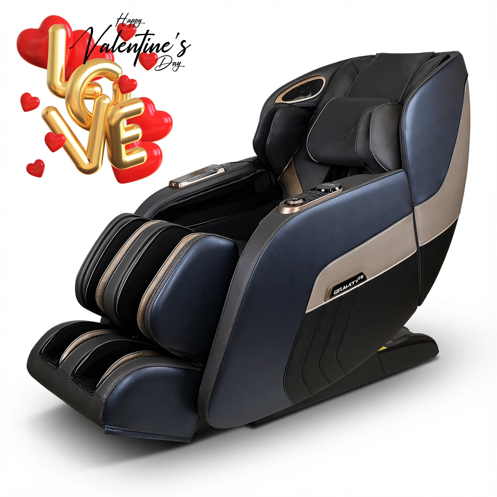 H Solution Gravity TURBO Massage Chair (Gray) - Health Korea Shop