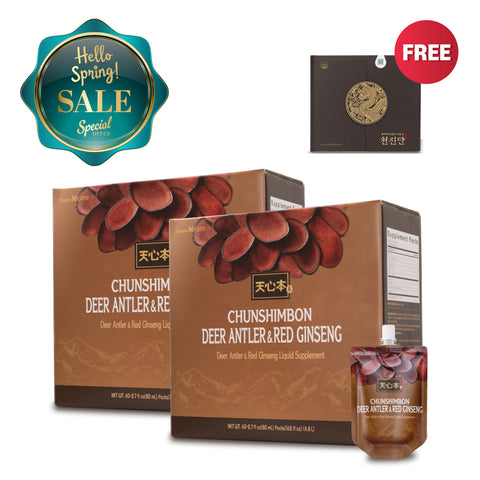 Deer Antler & Red Ginseng (Buy 2 Get FREE 1 ChunJinDan) - Health Korea Shop