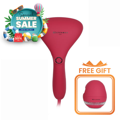 EZ Steamer (Red) + EZ Cleaner