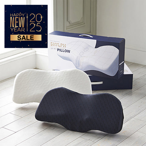 Sylph Pillow (Cooling) Dark Navy / (Organic Cotton) White