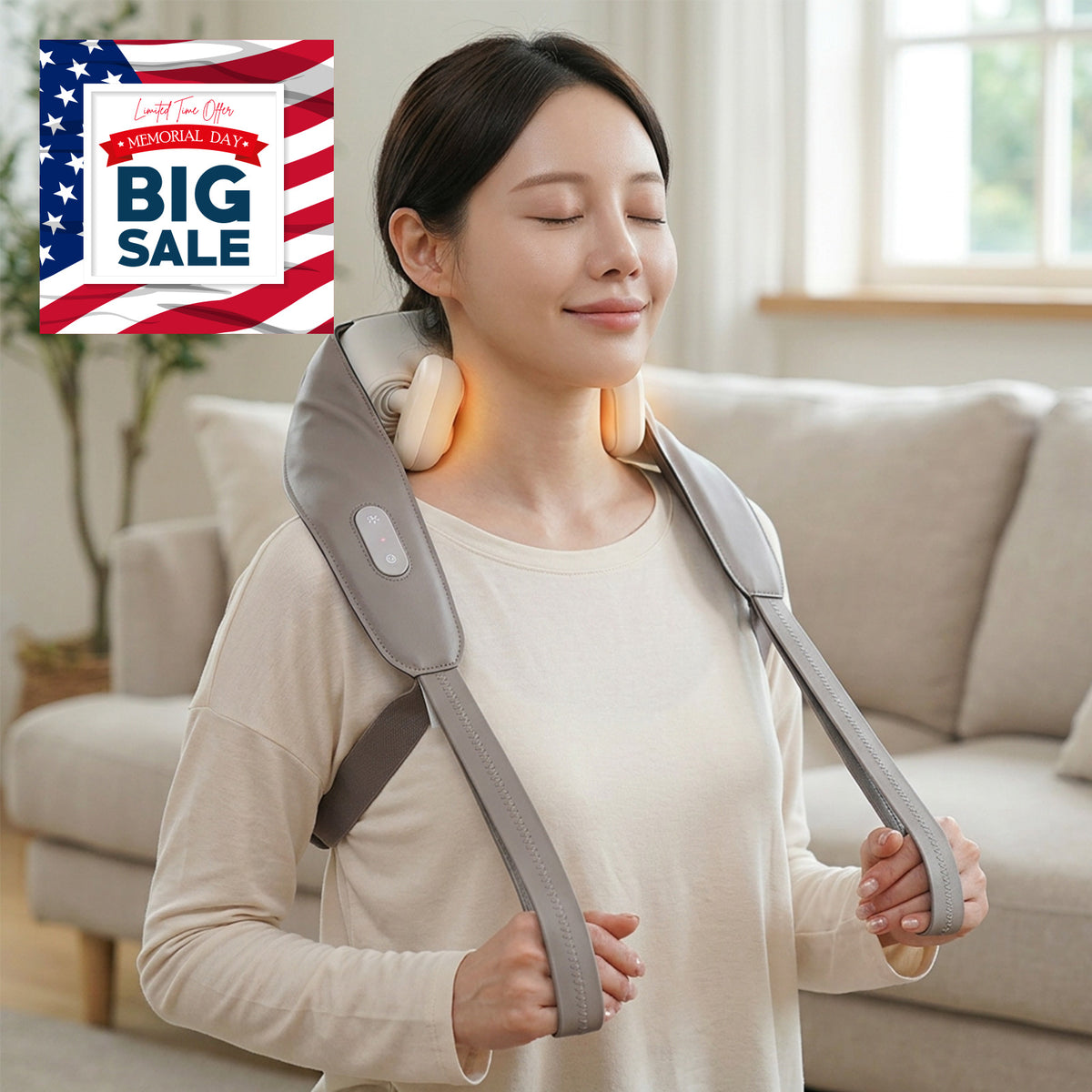 H Solution - Neck & Shoulder Massager (HS-88 / Cordless) - Health Korea Shop