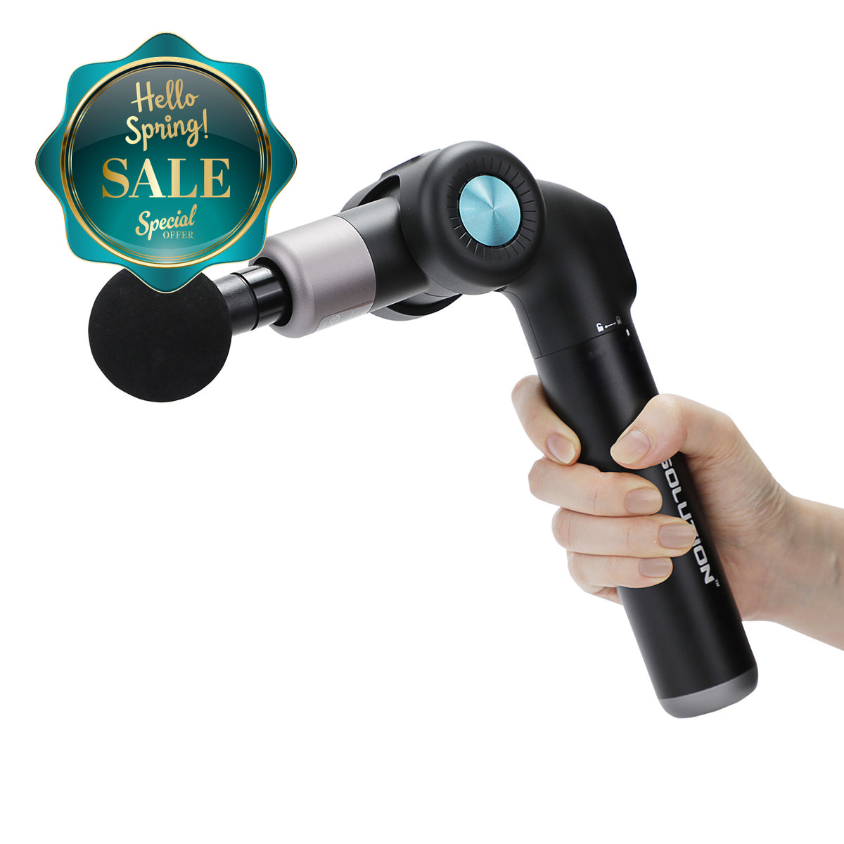 H Solution H-MASSAGE GUN Foldable Hand Massage Gun - Health Korea Shop