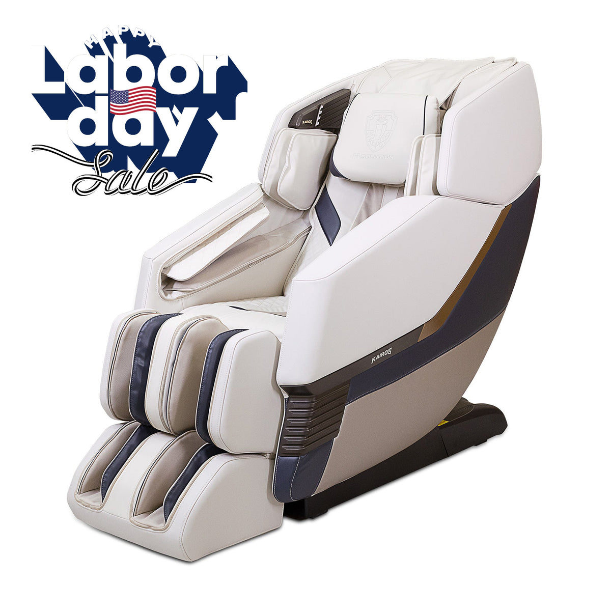 H Solution KAIROS Massage Chair (White)