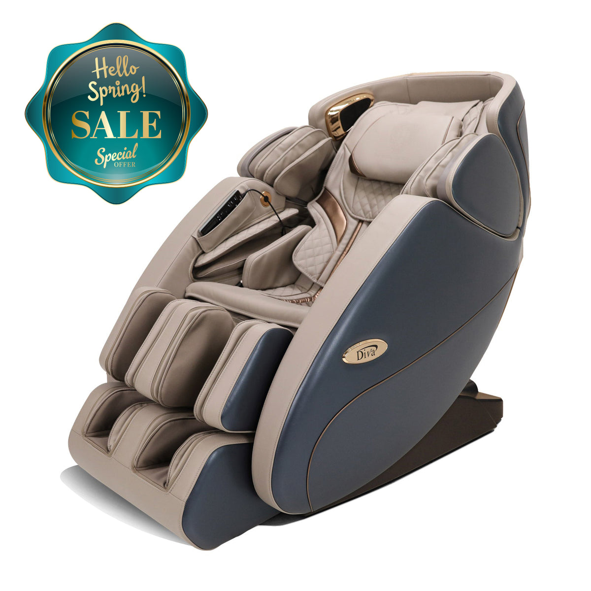 H Solution DIVA Massage Chair (Ocean) - DIVA Premium Chair — Rated #1 in Customer Satisfaction - Health Korea Shop