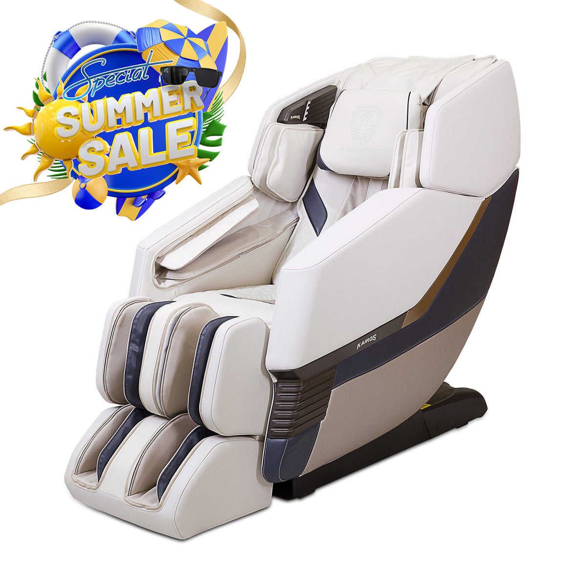 H Solution KAIROS Massage Chair (White)