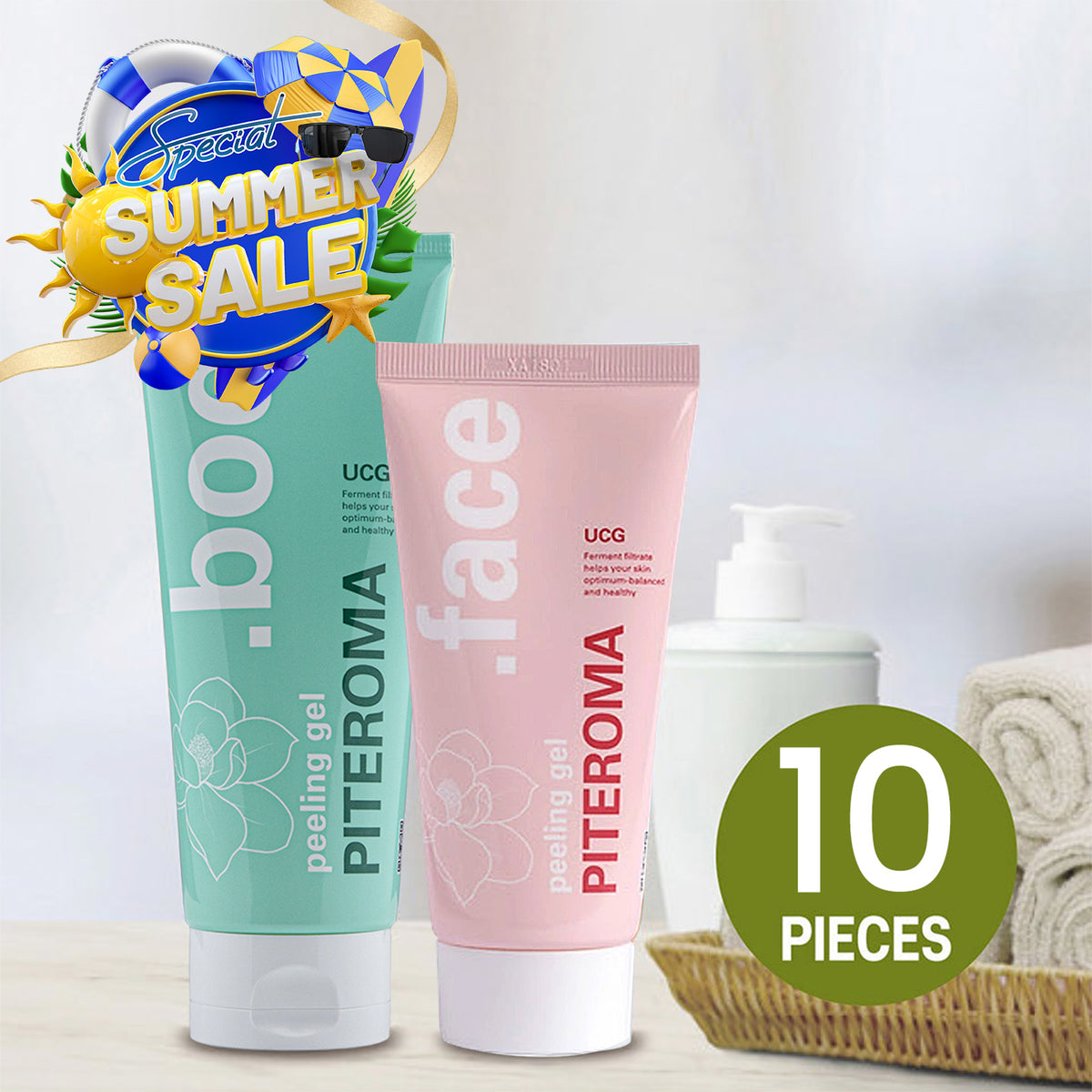 피테로마 때박살 콜라겐 10종 (바디6 + 얼굴용4) 
