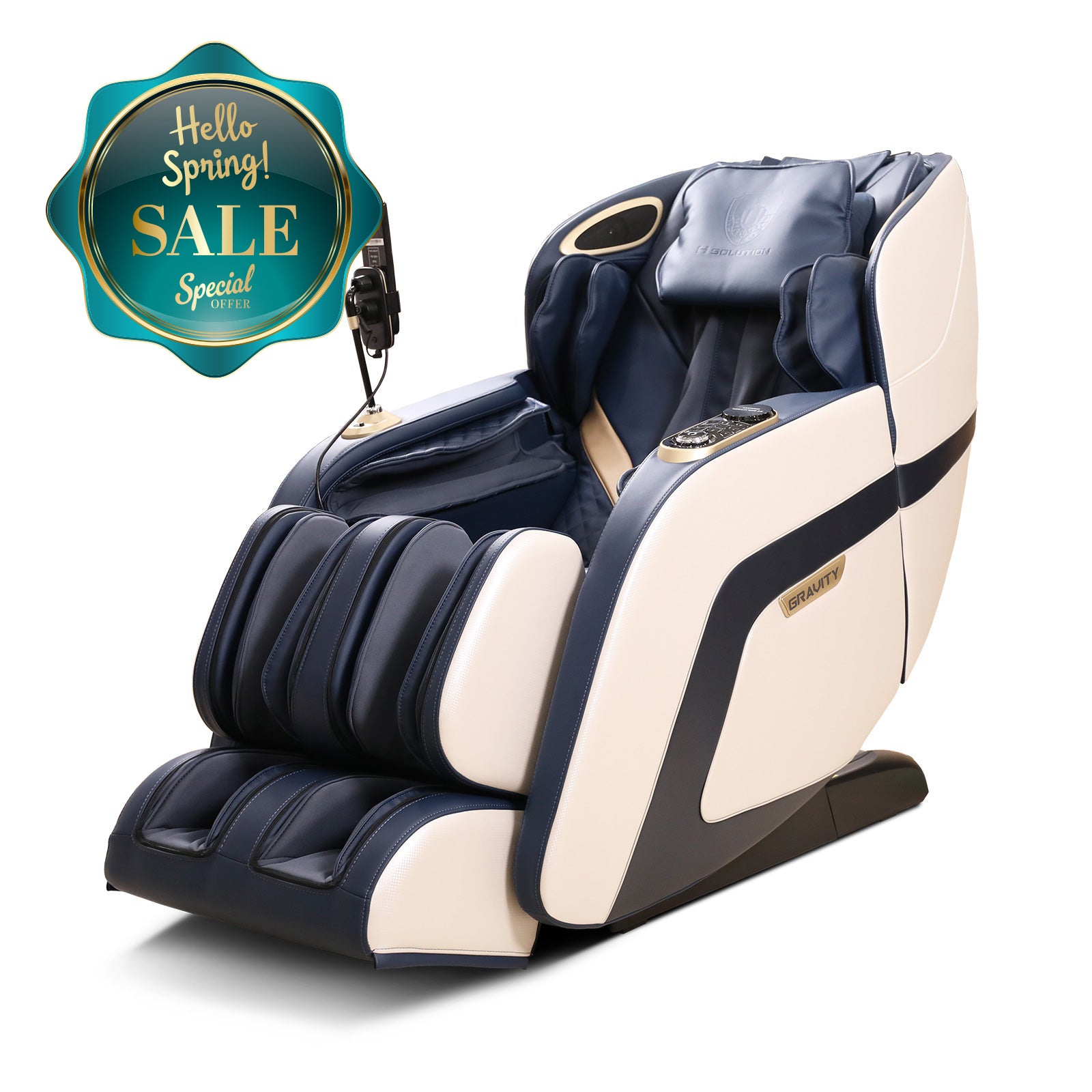 H Solution Gravity Massage Chair (Ocean) - Health Korea Shop