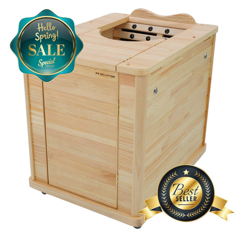 H Solution Far-Infrared Half Sauna [HI, AK shipping fee is extra] - Health Korea Shop