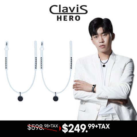 Clavis Hero Necklace KS-207F(White-White Gold)[Get 2 @ $249.98+Tax]