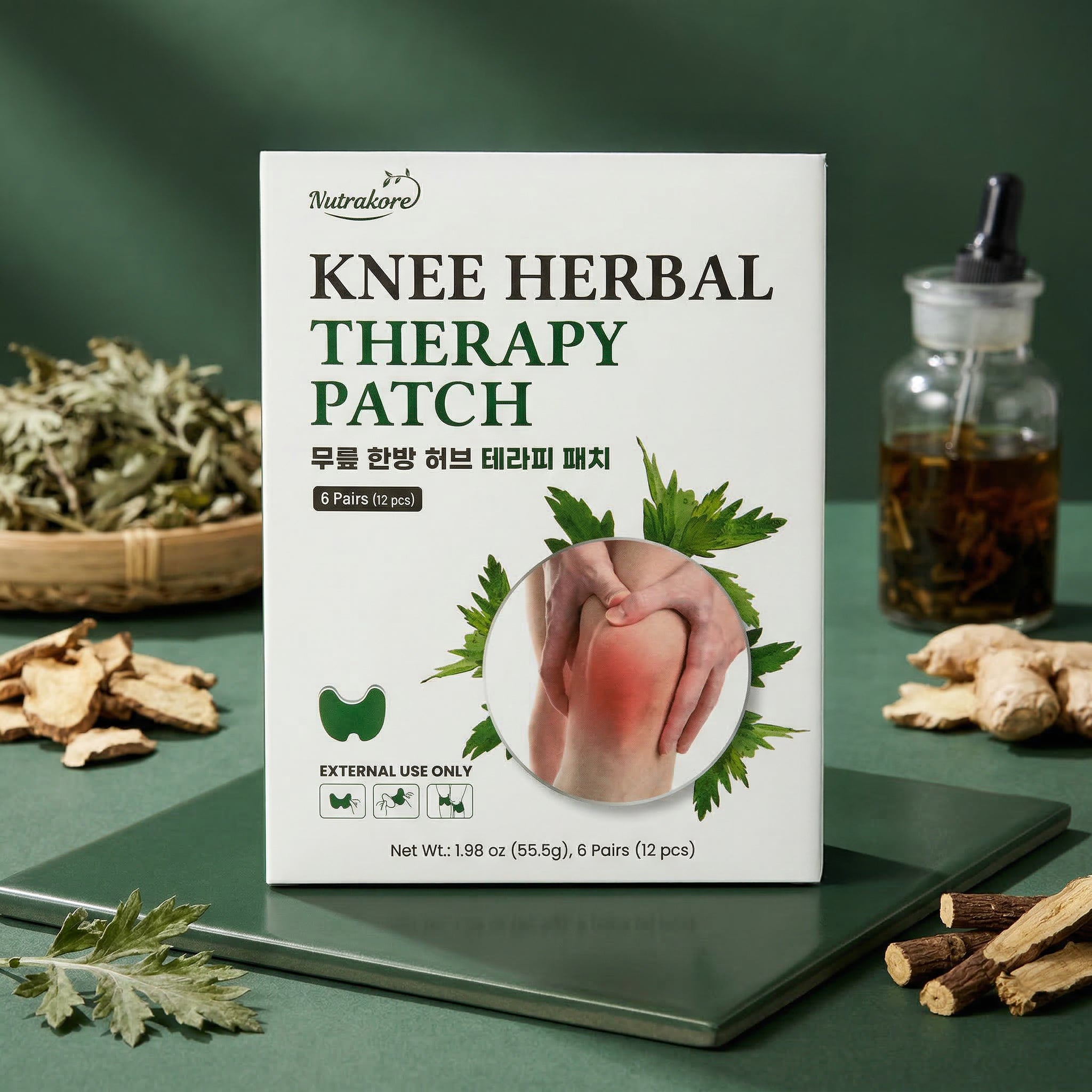 Knee Herbal Therapy Patch - Health Korea Shop