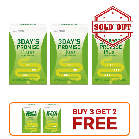 3 Day's Promise PLUS + [Buy 3 Get 2 FREE] - Health Korea Shop