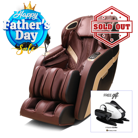 H Solution Gravity Massage Chair (Red Wine)
