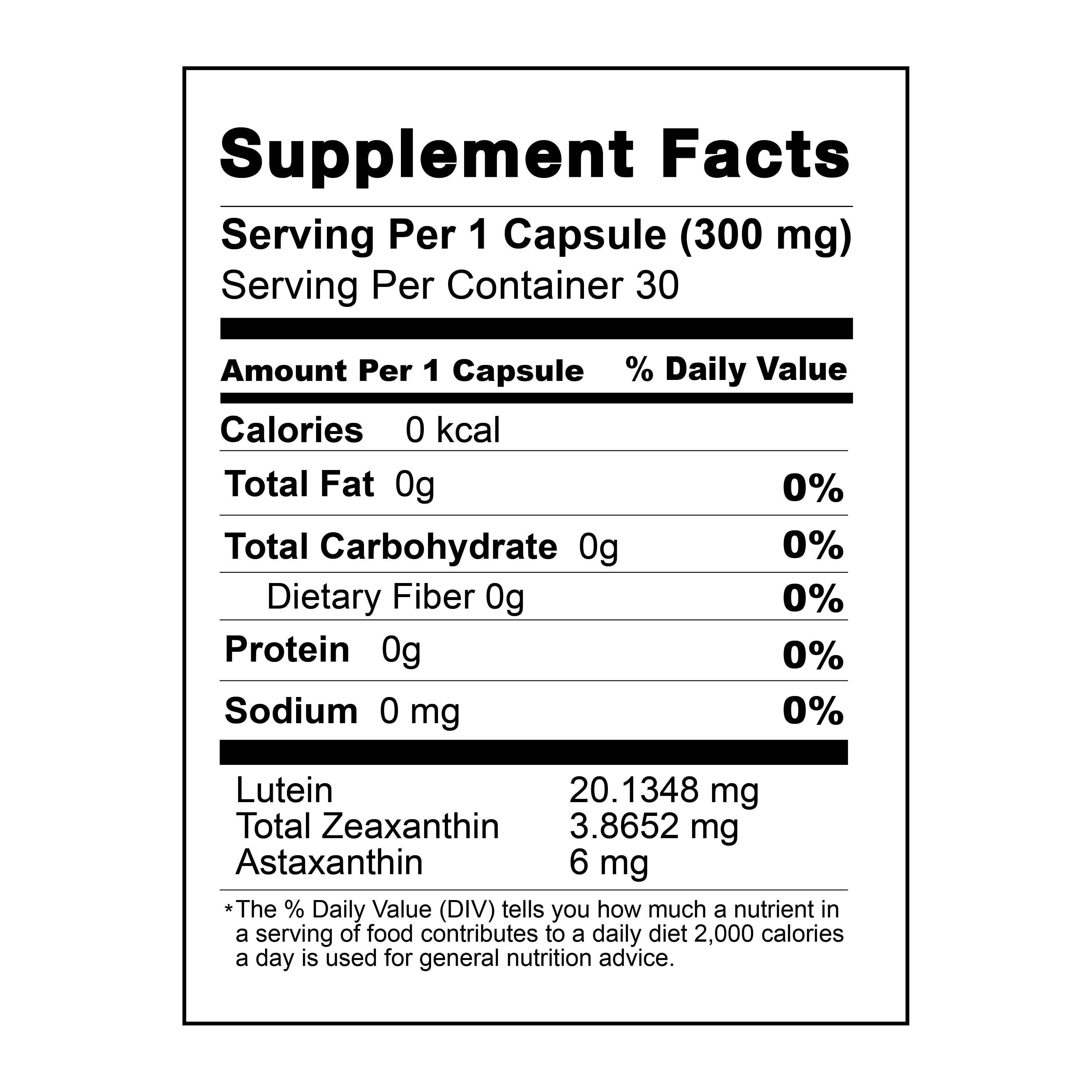 Dailycore-Lutein Zeaxanthin Astaxanthin