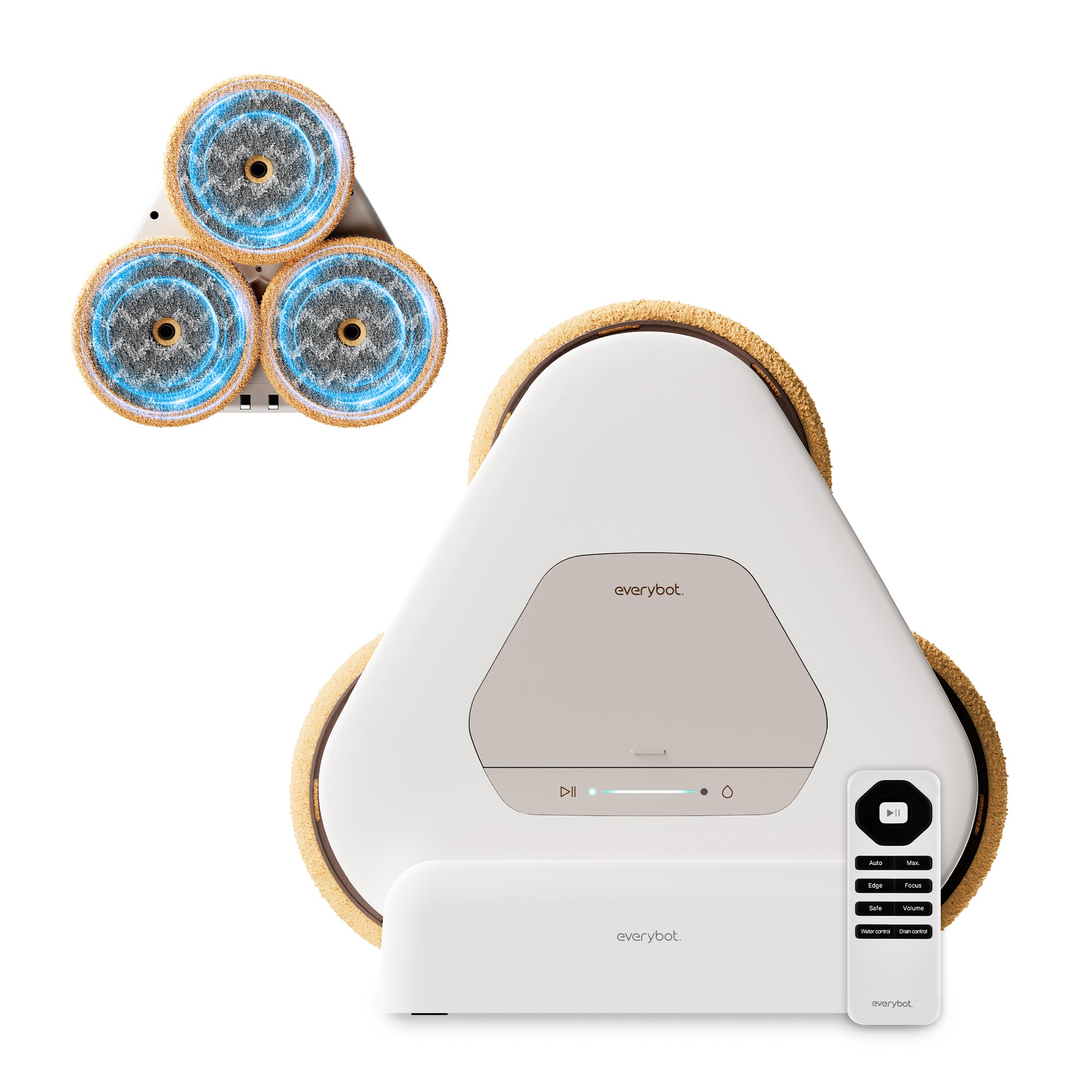 Everybot 3-Spin SLIM Mopping Robot Cleaner (TS450)