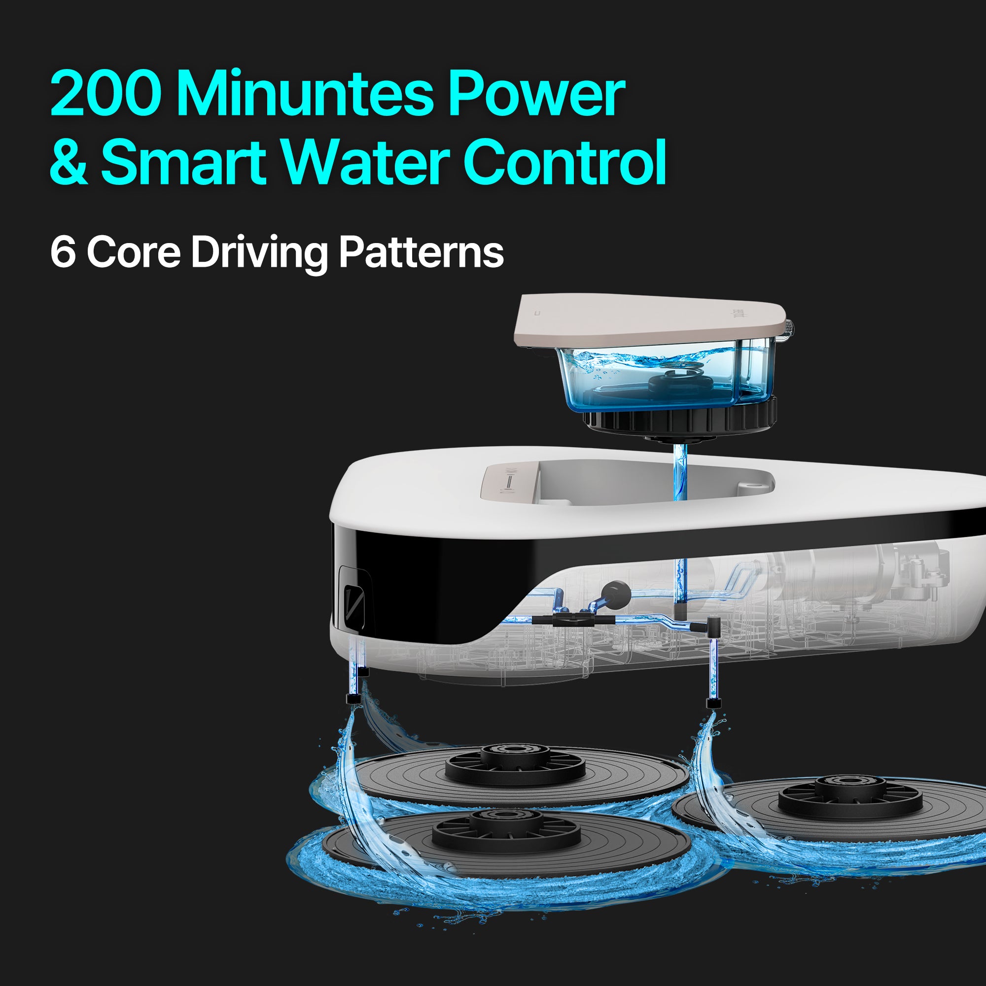 Everybot 3-Spin SLIM Mopping Robot Cleaner (TS450)