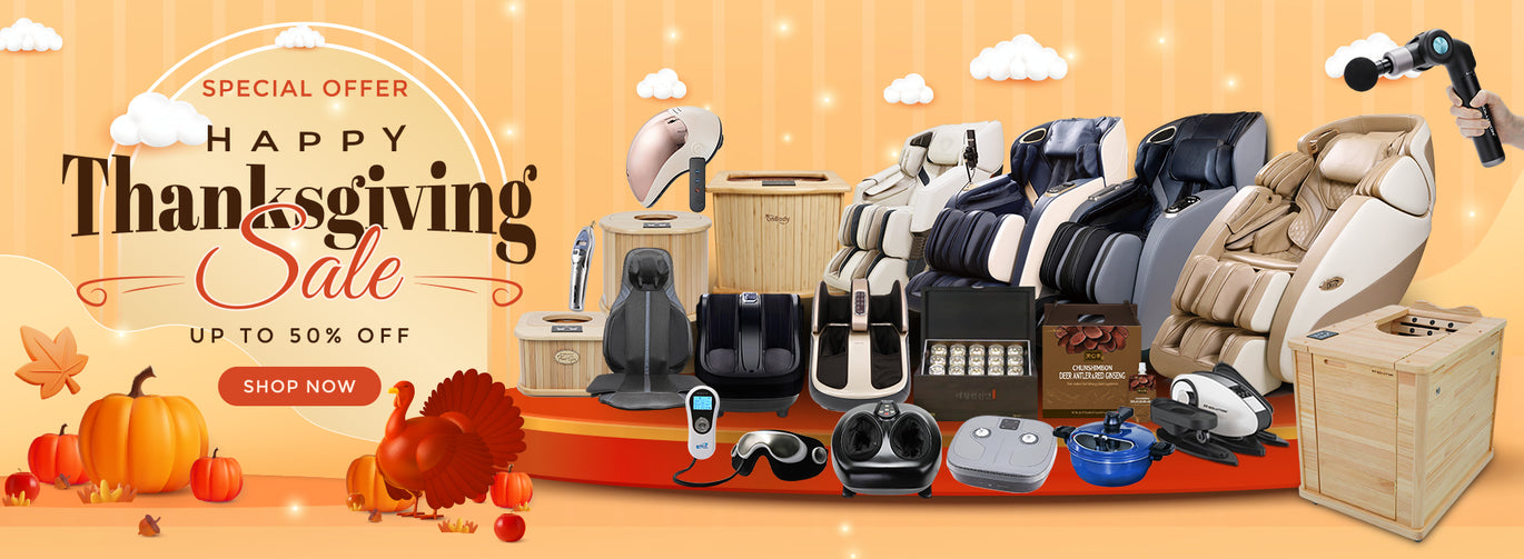 a group of massage chairs