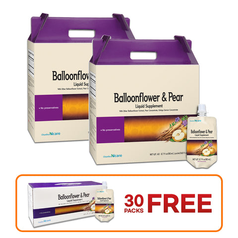 Balloonflower & Pear Juice [2 Box (+ 30pk FREE)] - Health Korea Shop