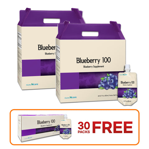 Blueberry 100 Juice [2 Box (+ 30pk FREE)] - Health Korea Shop
