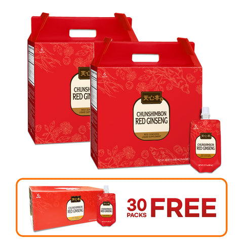 ChunShimBon Red Ginseng [2 Box (+ 30pk FREE)] - Health Korea Shop