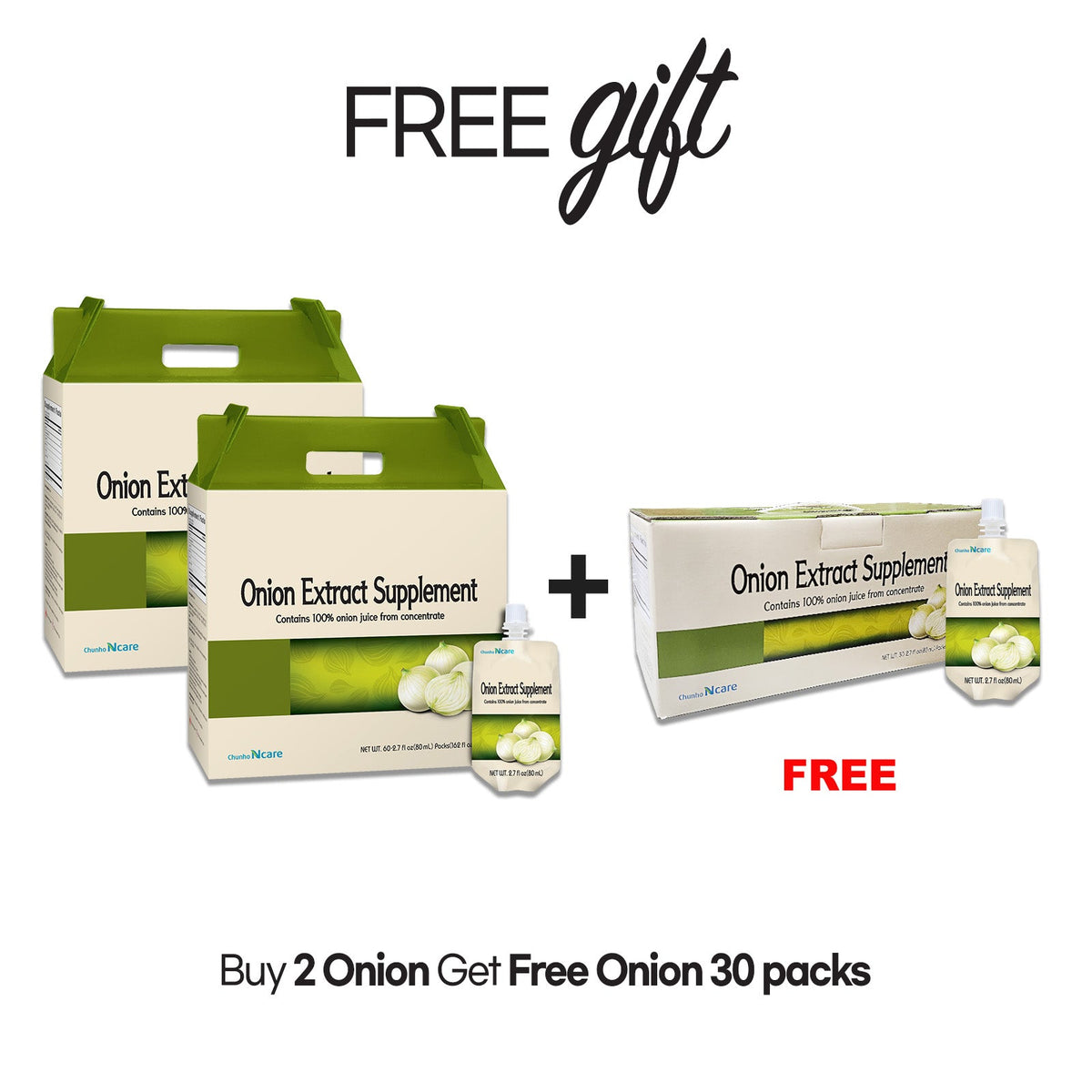 Onion Juice 100 Premium [2 Box (+ 30pk FREE)] - Health Korea Shop