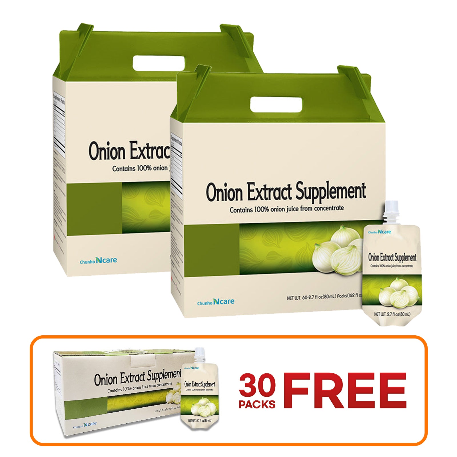 Onion Juice 100 Premium [2 Box (+ 30pk FREE)] - Health Korea Shop