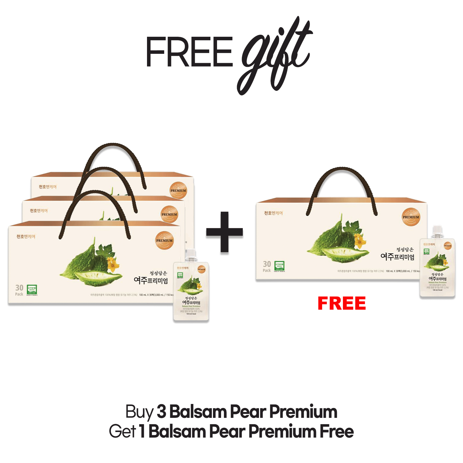 Bitter Melon Premium (30pk) [Buy 3 Get 1 FREE] - Health Korea Shop