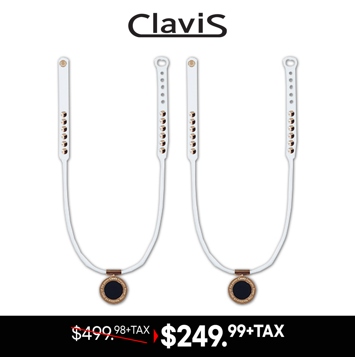 Clavis Energetic Necklace KS-202R (Rose Gold)[Get 2 @ $249.98+Tax] - Health Korea Shop