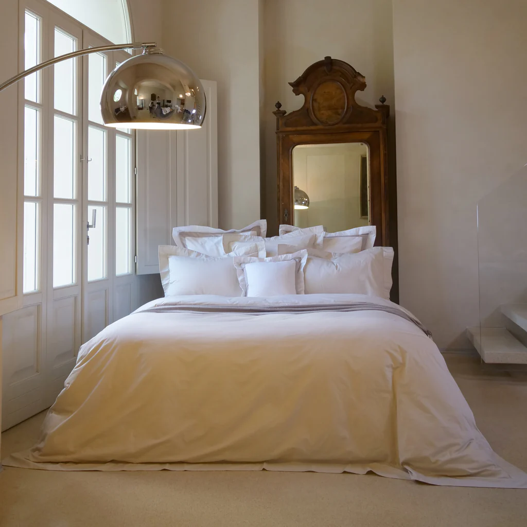 [Crown Goose] Duvet Cover Set-BRISE Collection, Beige (TWIN) - Health Korea Shop