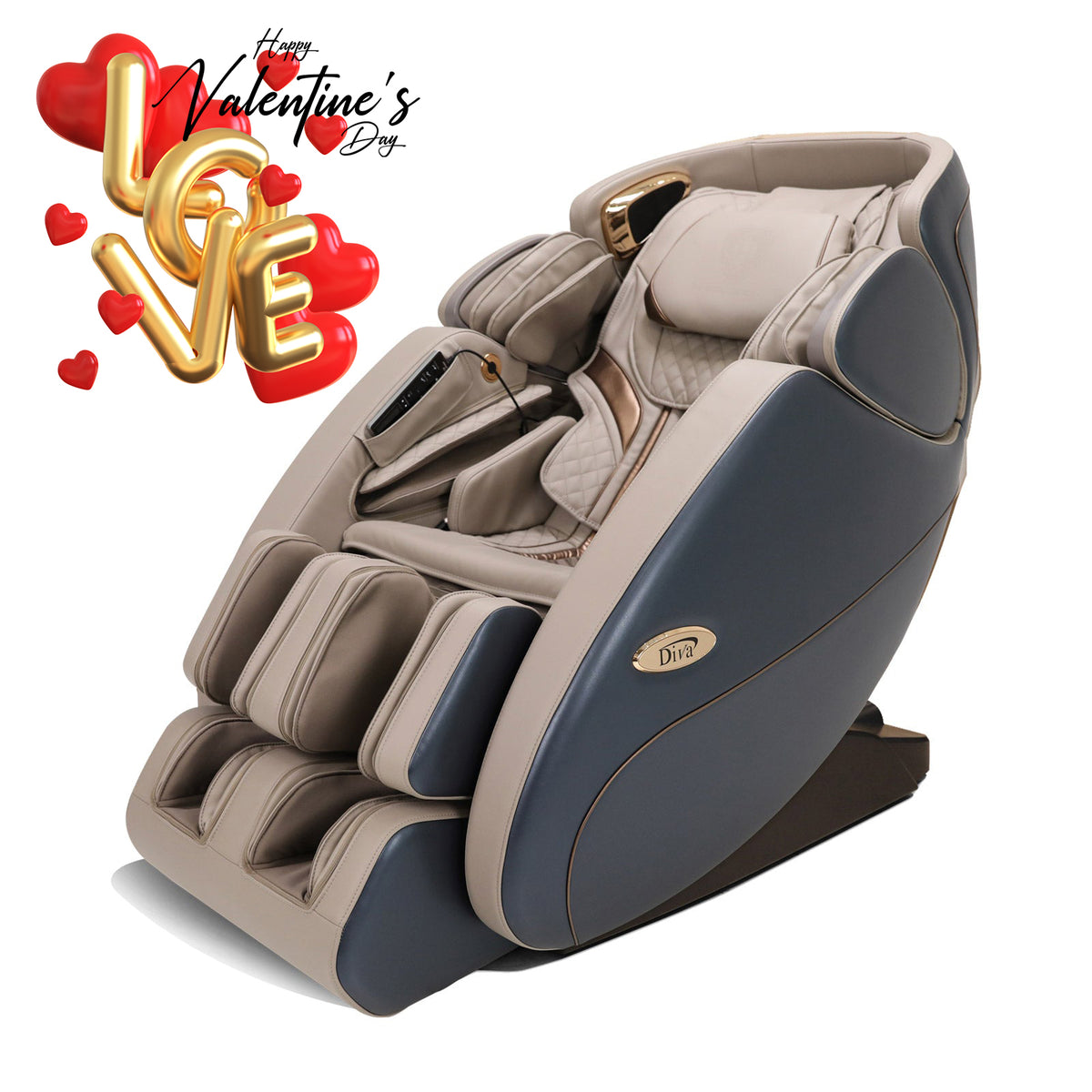 H Solution DIVA Massage Chair (Ocean) - DIVA Premium Chair — Rated #1 in Customer Satisfaction - Health Korea Shop